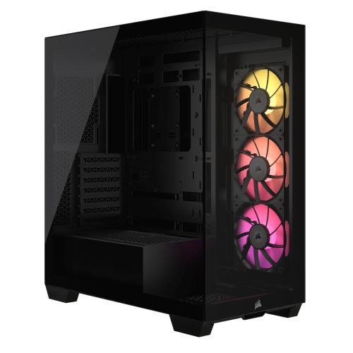 Corsair iCUE LINK 3500X RGB Gaming Case w/ Glass Side & Front, E-ATX, 3x RGB Fans & iCUE LINK Hub, USB-C, Asus BTF Compatible, Black Corsair iCUE LINK 3500X RGB Gaming Case w/ Glass Side & Front, E-ATX, 3x RGB Fans & iCUE LINK Hub, USB-C, Asus BTF Compatible, Black